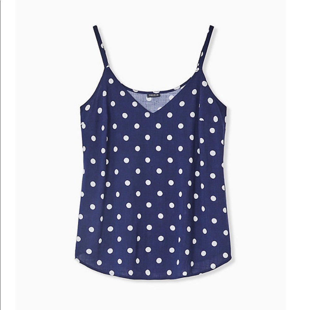 NWT ⭐️Two Items Polka Dot Cami Super Soft Cardigan
